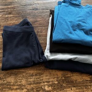 Patagonia Kids Base layers in Blue, Black, and White